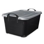 6 Pack Heavy Duty Stackable Storage Bins, 55 Quart