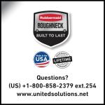 Rubbermaid Heavy Duty 10-Gal Storage Bins 6-Pack