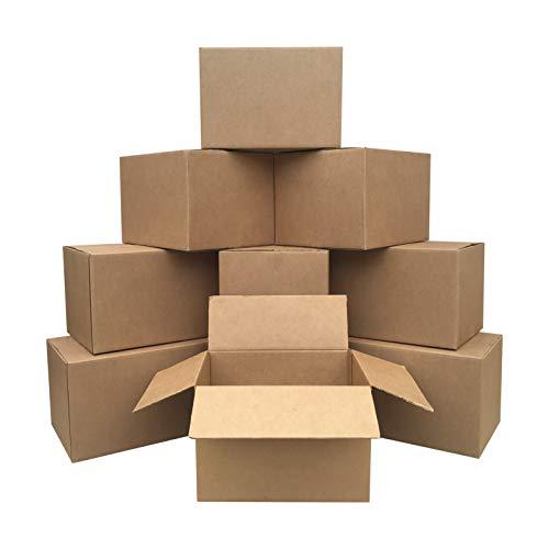 Medium Cardboard Moving Boxes 10-Pack, 18"x14"x12