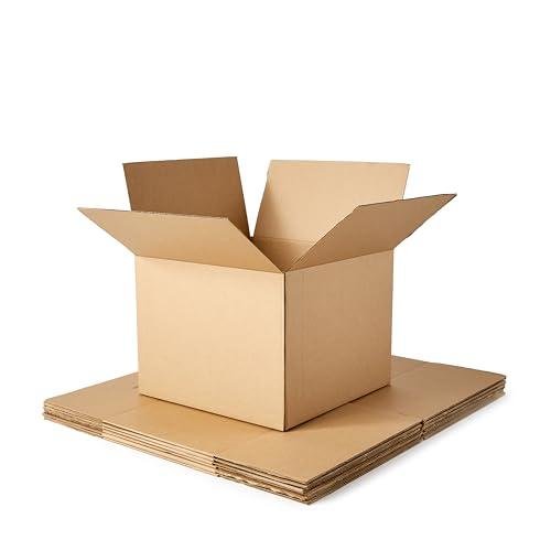 Large Cardboard Moving Boxes, 20" x 20" x 15", 6-Pack