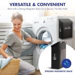 Magnetic Lint Bin for Laundry Room Organization