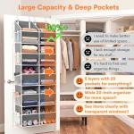Extra Large Over Door Organizer with 10 Compartments
