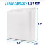Magnetic Lint Holder Bin for Laundry Storage