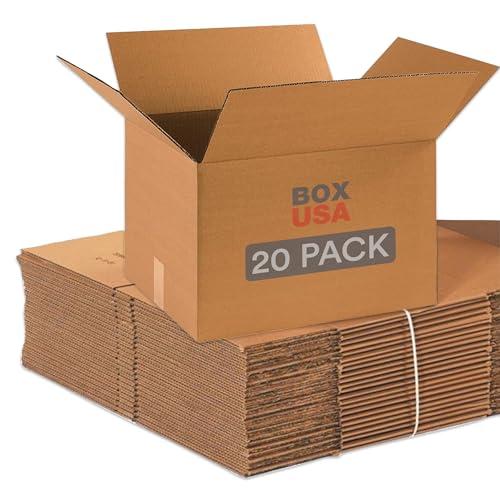 Medium Moving Boxes 20-Pack - Corrugated Cardboard