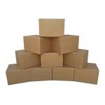 Medium Cardboard Moving Boxes 10-Pack, 18"x14"x12