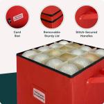 Christmas Ornament Storage Box for 64 Ornaments