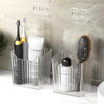 4 Pack Clear Wall Mount Storage Bins