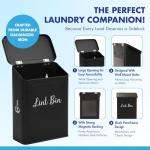 Magnetic Lint Bin for Laundry Room Organization