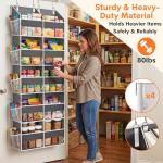 Extra Large Over Door Organizer with 10 Compartments