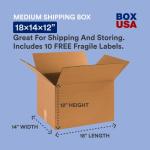 Medium Moving Boxes 20-Pack - Corrugated Cardboard