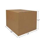 Medium Cardboard Moving Boxes 10-Pack, 18"x14"x12