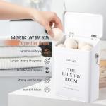 Candco Magnetic Lint Bin with Brush and Hook