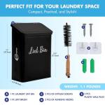 Magnetic Lint Bin for Laundry Room Organization