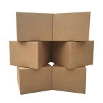 Large Cardboard Moving Boxes, 20" x 20" x 15", 6-Pack