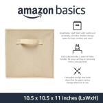 Beige Collapsible Fabric Storage Cubes - Pack of 6