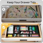 Vtopmart 25-Piece Versatile Drawer Organizer Set