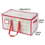 Christmas Ornament Storage Box with Custom Dividers