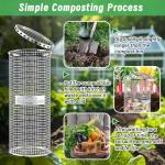 EcoBrisa 2-Pack Outdoor Worm Composting Bins