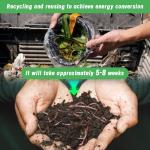 EcoBrisa 2-Pack Outdoor Worm Composting Bins