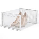 X-Large Clear Shoe Storage Boxes - 12 Pack