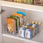 Vtopmart 4 Pack Clear Food Storage Bins