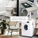 iDesign Small Navy Blue Trash Can for Any Room