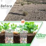 EcoBrisa 2-Pack Outdoor Worm Composting Bins