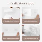 2 Pack Clear Cabinet Door Organizer Bins