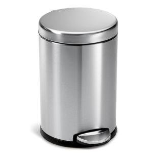 simplehuman 4.5L Round Bathroom Step Trash Can