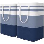 2-Pack Large Waterproof Laundry Baskets, Collapsible