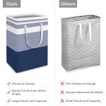 2-Pack Large Waterproof Laundry Baskets, Collapsible