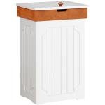 Stylish 13-Gallon Wooden Trash Can Cabinet