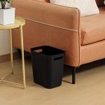 UUJOLY Small Plastic Trash Can - 3.5 Gallon