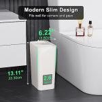 N. NETDOT Pop-Up Lid Trash Can 10L (3 Pack)