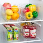 Vtopmart Clear Plastic Storage Baskets - 6 Pack