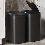 Vanpopubs 2 Pack Touchless Bathroom Trash Cans