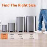 Small Space Trash Can with Soft-Close Lid