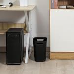 UUJOLY Small Plastic Trash Can - 3.5 Gallon