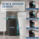 Vanpopubs 2 Pack Touchless Bathroom Trash Cans