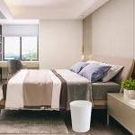 Small White Plastic Trash Can for Any Room