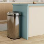 13 Gallon Touch-Free Stainless Steel Trash Can