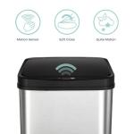 Ninestars 13 Gal Touchless Motion Sensor Trash Can