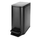 Matt Black 6L Stainless Steel Trash Can