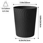 YGJT Small Trash Can 3-Pack for Compact Spaces