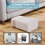 N. NETDOT Pop-Up Lid Trash Can 10L (3 Pack)