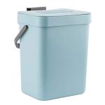 Blue Small Kitchen Compost Bin with Lid