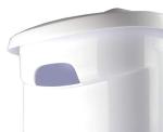 Sterilite Wheeled Laundry Hamper with Lid, White