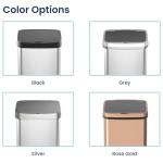 Ninestars 13 Gal Touchless Motion Sensor Trash Can