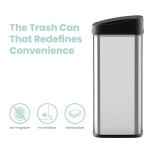 Ninestars 13 Gal Touchless Motion Sensor Trash Can