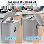 Compact Kitchen Compost Bin with Lid for Home